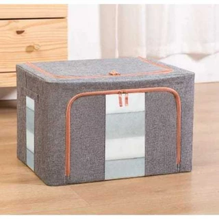 Organizador de Roupas e Cobertores – Caixa Dobrável com Zíper para Melhor Armazenamento em Oferta na Shopee