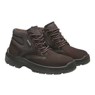 Botina Seguranca Bracol Nobuk Dubai Bae CA40872 Marrom Biqueira PVC em Oferta na Shopee
