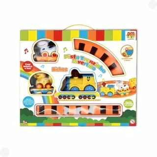 Trenzinho Bich Com Som e Luz E Animais DMT6790 - Dm Toys