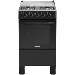 Fogão a Gás Itatiaia Star New Inox 4 Bocas Piso Acendimento Automático