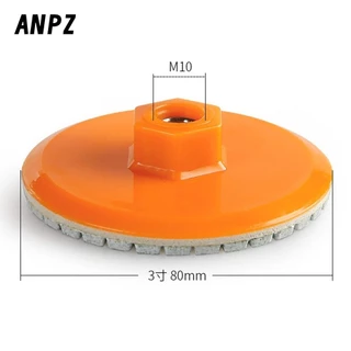 ZTP 80mm Almofada De Polimento Diamantada De 3 Polegadas Disco Abrasivo Para Concreto Mármore