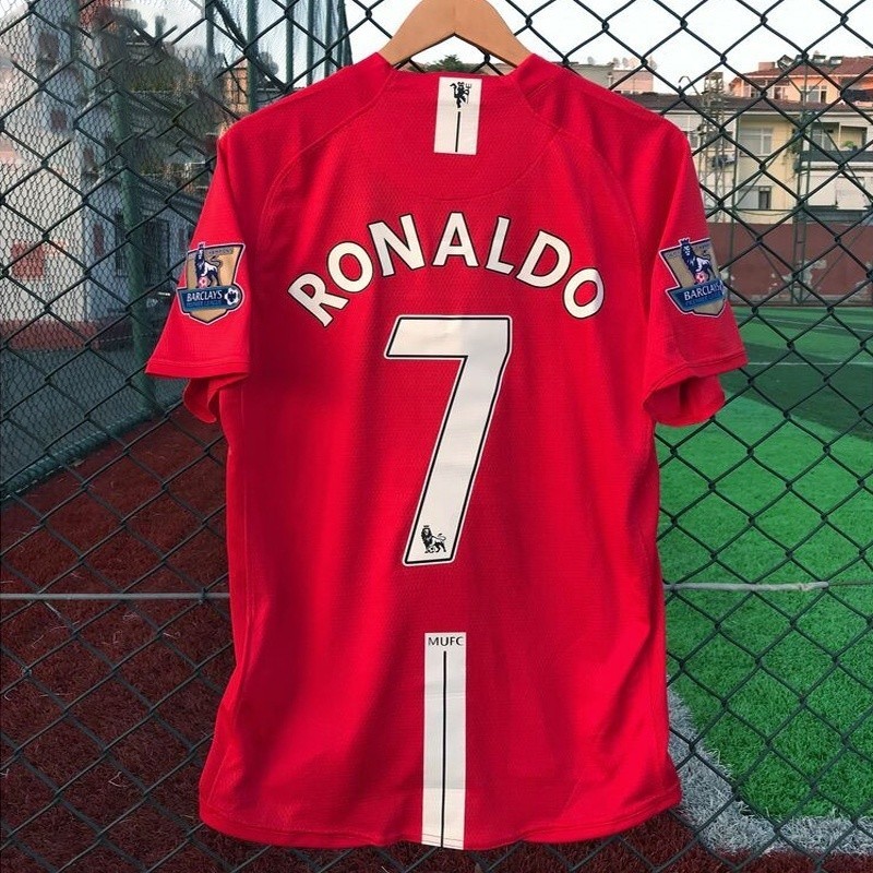 2007-2008 Manchester United Jersey House Retro Camisa De Futebol Homens