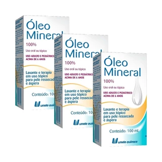 Kit 3 und Óleo Mineral Liquido 100ml União Quimica em Oferta na Shopee