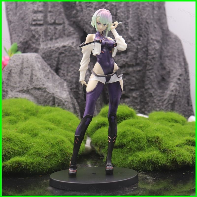 Figura De Ação Cyberpunk Lucyna Kushinada Bonecos Modelo Em Pé Para Coleções De Presentes Crianças Ornamento