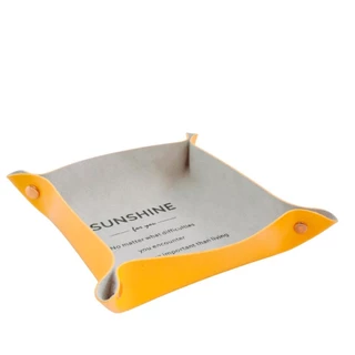 Organizador de Mesa Porta Treco Maquiagem Cuir 23X23 cm em Oferta na Shopee
