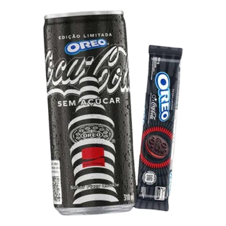 Refrigerante Coca Cola Oreo Zero Açucar 310ml Kit 3un