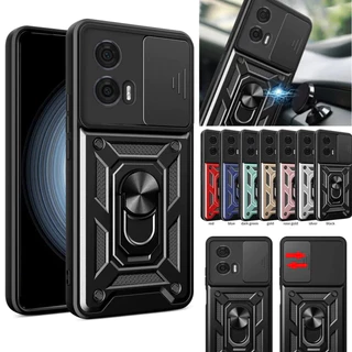 Capa Para Motorola Edge 50 Fusion Razr 50 Ultra G200 G85 Com Suporte De Anel