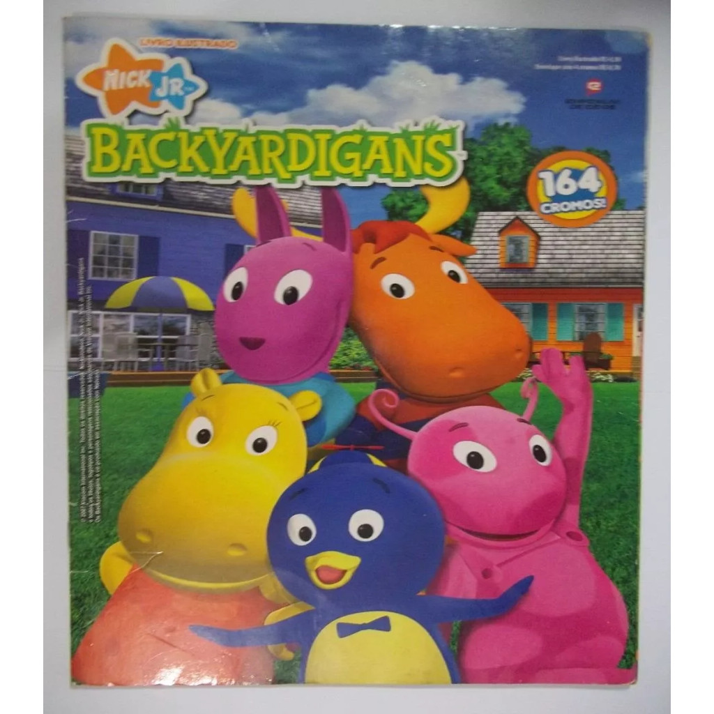 Álbum Backyardgans 2007 - 155 Figurinhas autor nick Jr. | Shopee Brasil