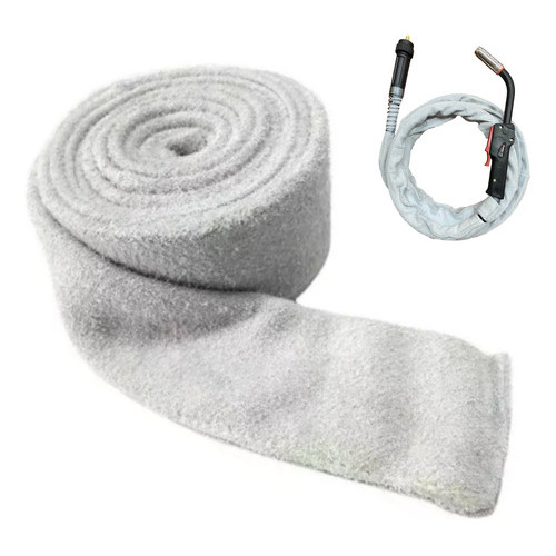 Capa Proteção De Couro Raspa Tocha Mig Tig Plasma 5 Metros | Shopee Brasil