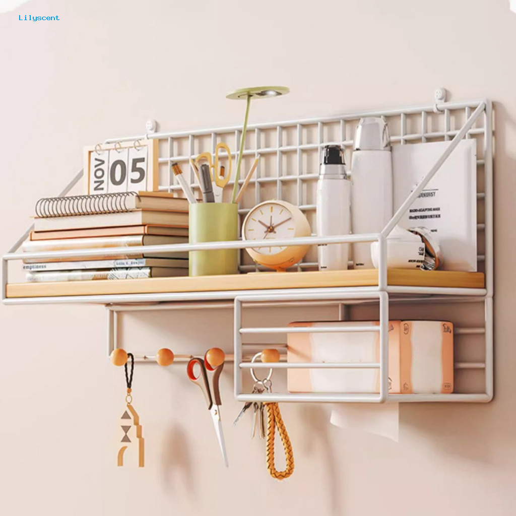 Country Style Floating Shelves No Drilling Bookshelf Modern Wall
