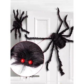 75CM/120CM Aranha Peluciada Gigante Decoração Halloween