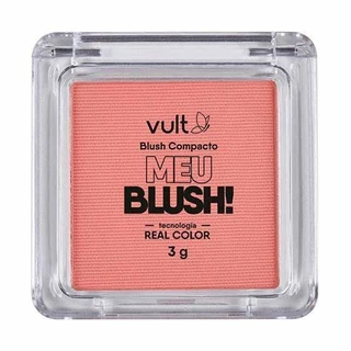 Blush Compacto Vult Rosa Perolado Meu Blush! 3g em Oferta na Shopee