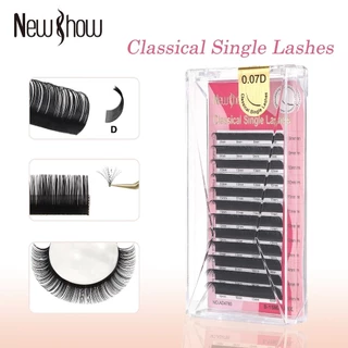 NewShow Cílios Raiz única Original com Selo Fio Classical Single Lashes/ExtensãodeCilios Alongamento em Oferta na Shopee