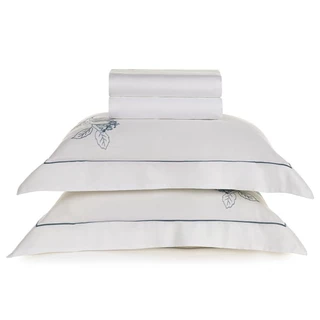 Jogo de Cama Casal com 04 Peças Aster Branco - Karsten em Oferta na Shopee