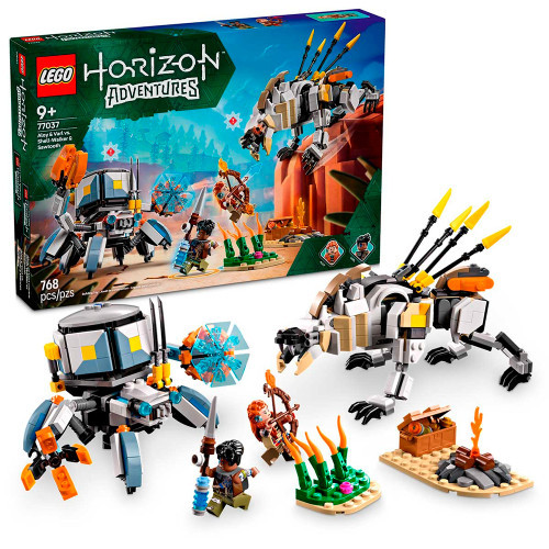 LEGO Horizon Aloy e Varl VS Carapaça e Dente-Serrado 768 Peças 77037 em Oferta na Shopee