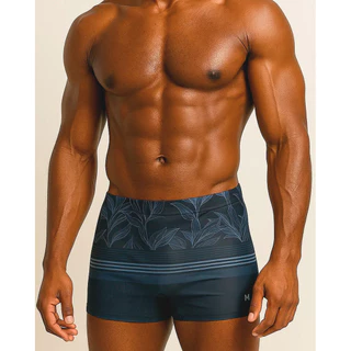Sunga Boxer Masculina Estampada Verão Praia Piscina Mash