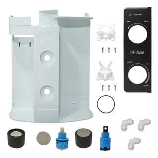 Kit Painel, Misturador e Registro E-due Ibbl Branco Original