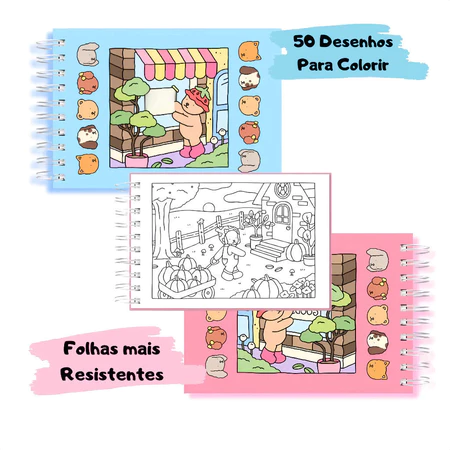 Livro de Colorir Bobbie Goods - 50 Folhas