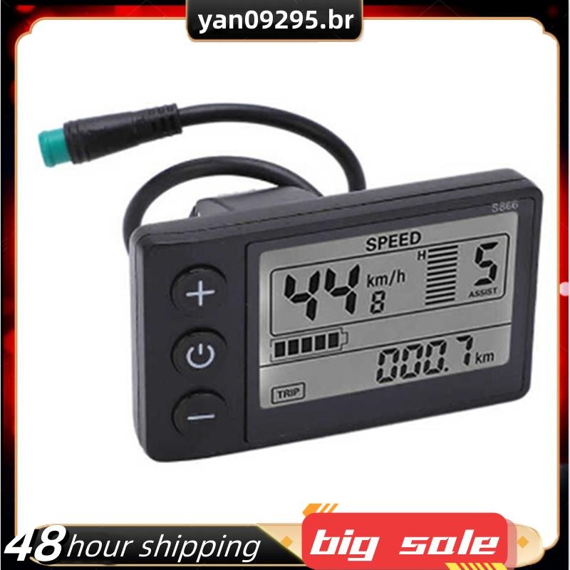 24V 36V 48V 60V Display LCD À Prova D'água S866 Painel Controlador
