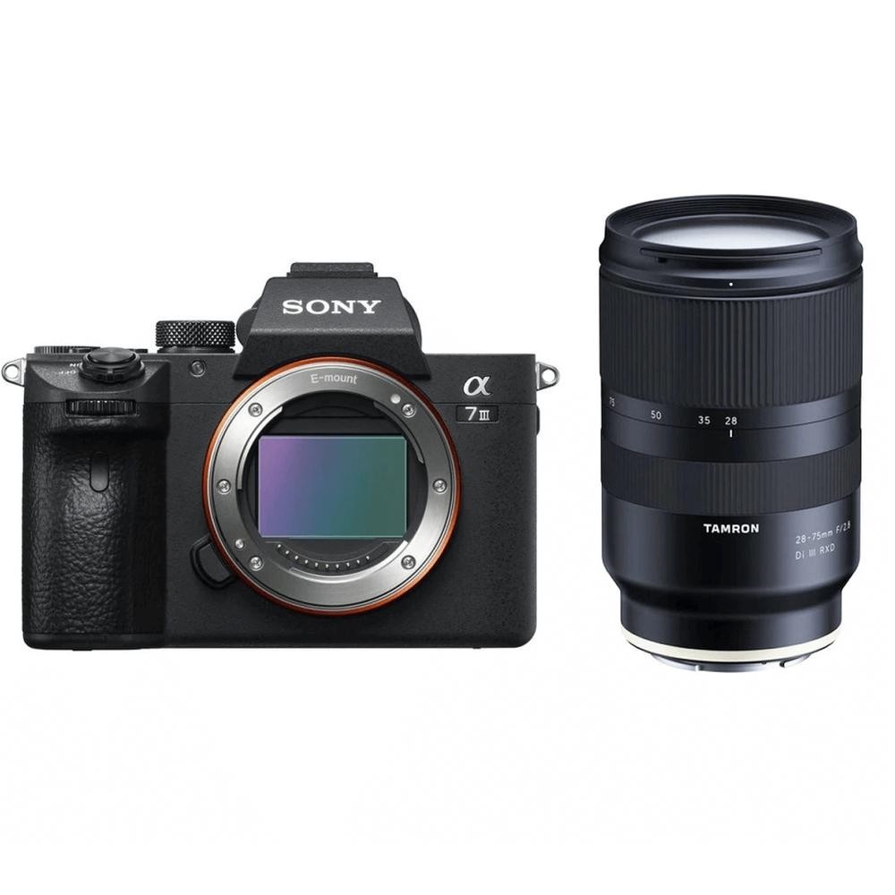 Kit Sony a7III Mirrorless 4k + Lente Tamron 28-75mm f/2.8 Di III