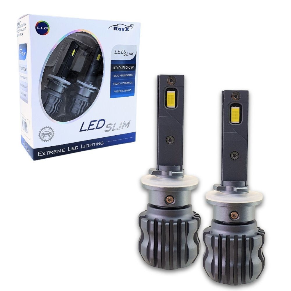 LAMPADA DE LED PARA FAROL RAY-X SLIM H27 50W 12V 24V PAR | Shopee Brasil