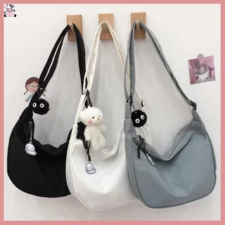 Harajuku Girl Japonesa Sólida Cor Saco De Ombro De Menina Estilo Coreanosaco De Mensageiro Simples (Sem Pingentes)