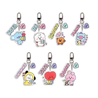 Desenho Animado Lovely Acrylic Keychain Pingente Requintado De Bolsa Escolar Para Meninos E Meninas Presente Do Festival Da Primavera Decoração De Ano Novo