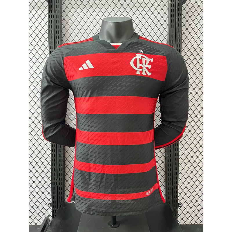 Camiseta De Futebol Jersey De Manga Comprida 24/25 Football Versão Jogador