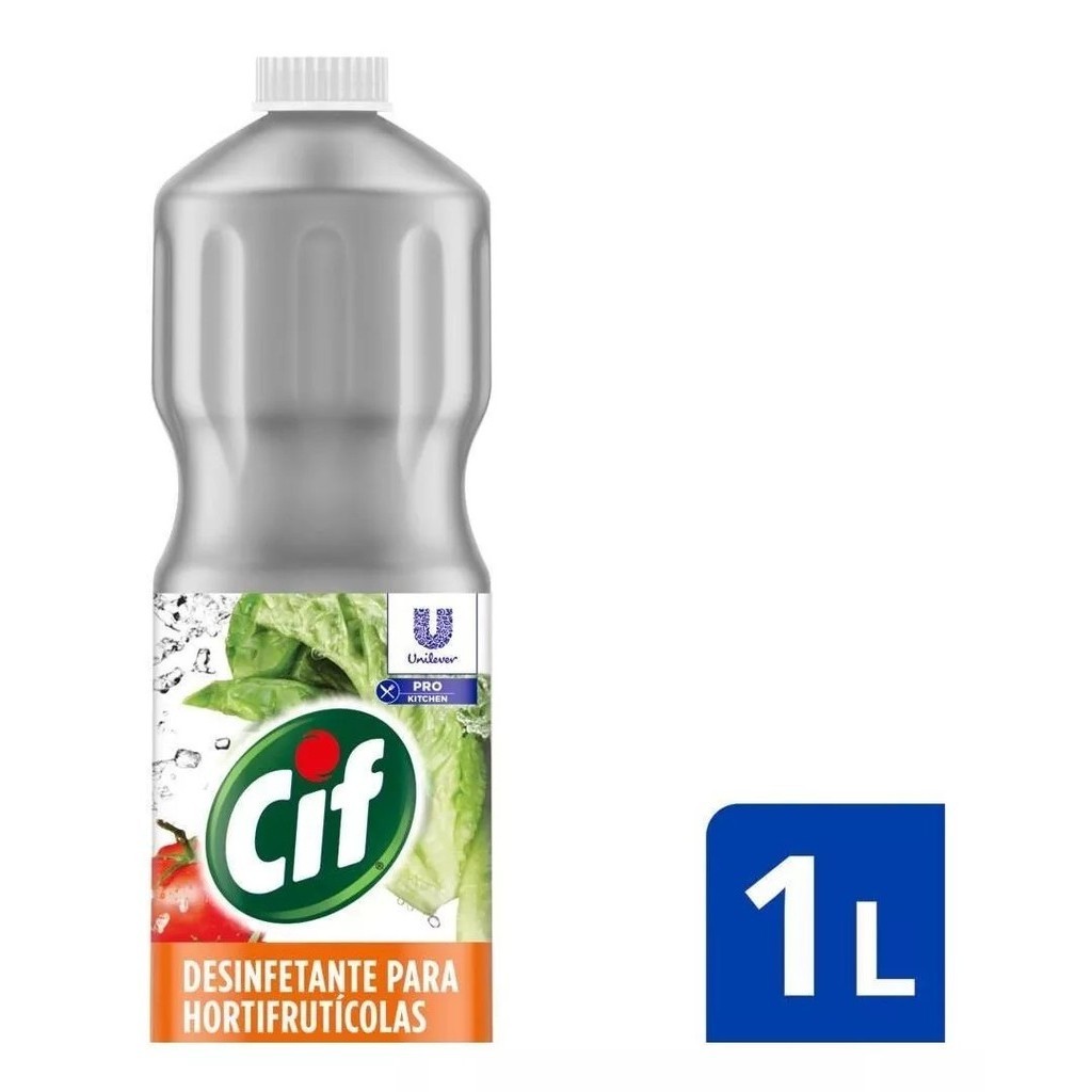 Desinfetante Pra Hortifrutícolas Cif Pro Sem Fragrância 1l