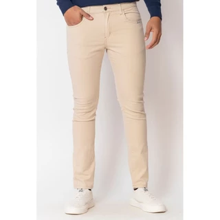Calça Masculina Sarja Skinny Angeles Polo Wear Areia
