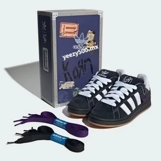 Korn ada.s Campus 00s clássico retrô pan lowtop sapatos casuais combinação de esportes de moda preto e branco