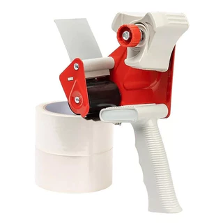 Suporte Manual Aplicador Cortador de Fita Adesiva Larga Durex 50mm