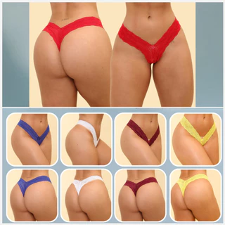 Kit c/ 10 Calcinha Fio de Renda Calcinhas Sexy