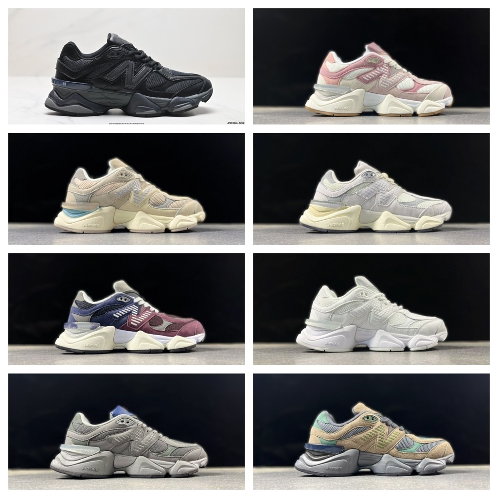 [Tamanho: 36-45] NOVA NB9060 Co marca Retro Casual Sports Running Shoes