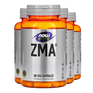 Kit 4x ZMA Zinco Magnésio 800mg Now Foods 90Cáps Importado /Made in Usa