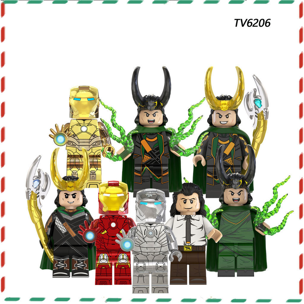 Presentes Para Crianças Marvel Heroes Série Homem De Ferro Blocos De Construção Montados Minifigure Toys Modelo Boneca