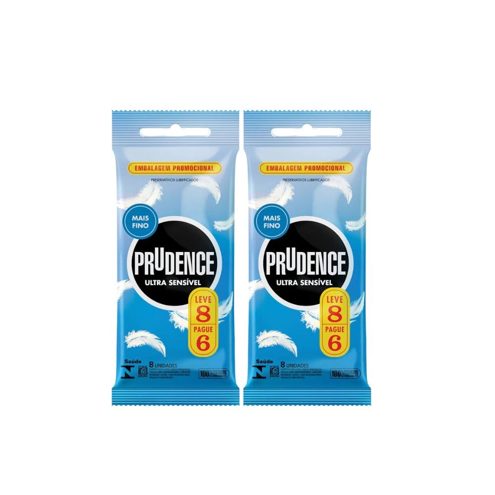 Preservativo Prudence Ultra Sensível Mais Fino 16 Unidades | Shopee Brasil