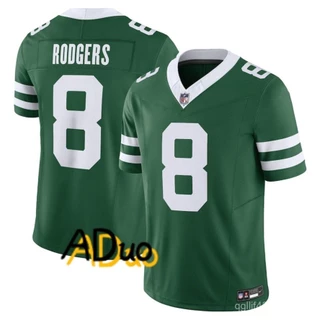 2024 Camiseta New York Jets Aaron Rodgers Legacy Green Vapor F.U.S.E. De Futebol Jerseys