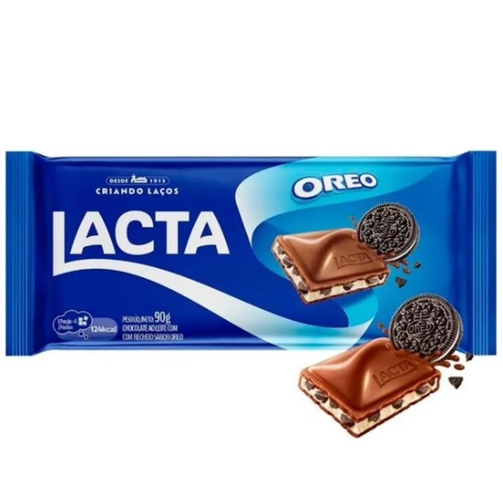 Chocolate Tablete Lacta 80g Oreo Recheado | Shopee Brasil