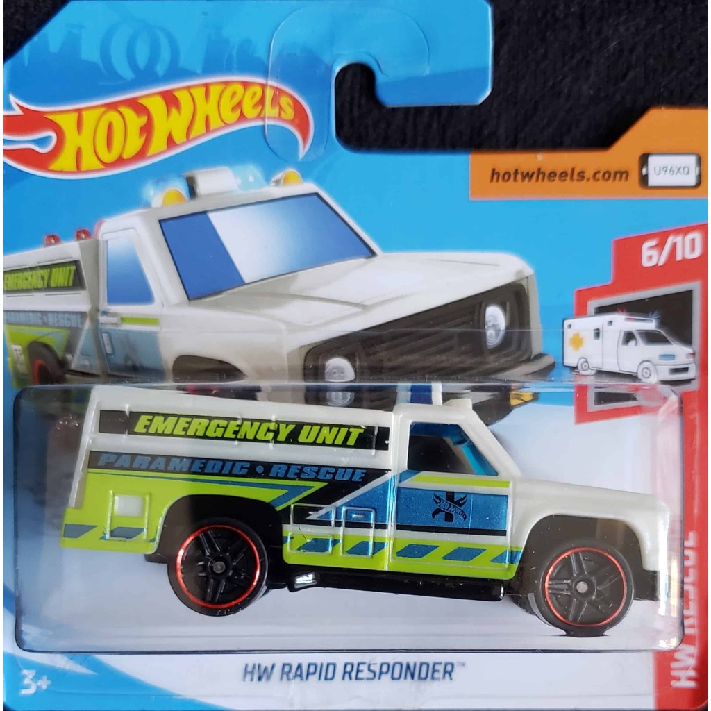 Hot Wheels Rescue - Rapid Responder | Shopee Brasil