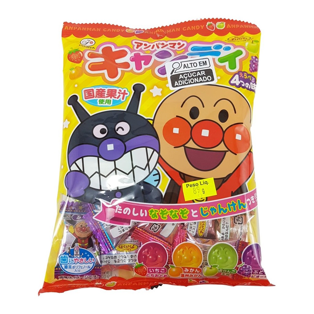 Bala De Frutas Anpaman Candy Fujiya 89g