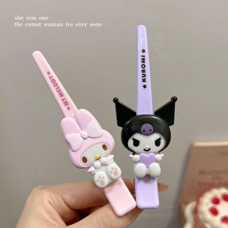 小物 ec melodi razor key clip Sanrio Hello Kitty Grampo De Cabelo Dos Desenhos Animados Kuromi