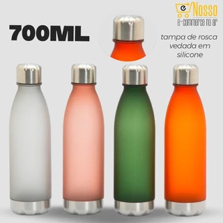 Garrafa Squeeze de Plástico 700ml Linha Luxo