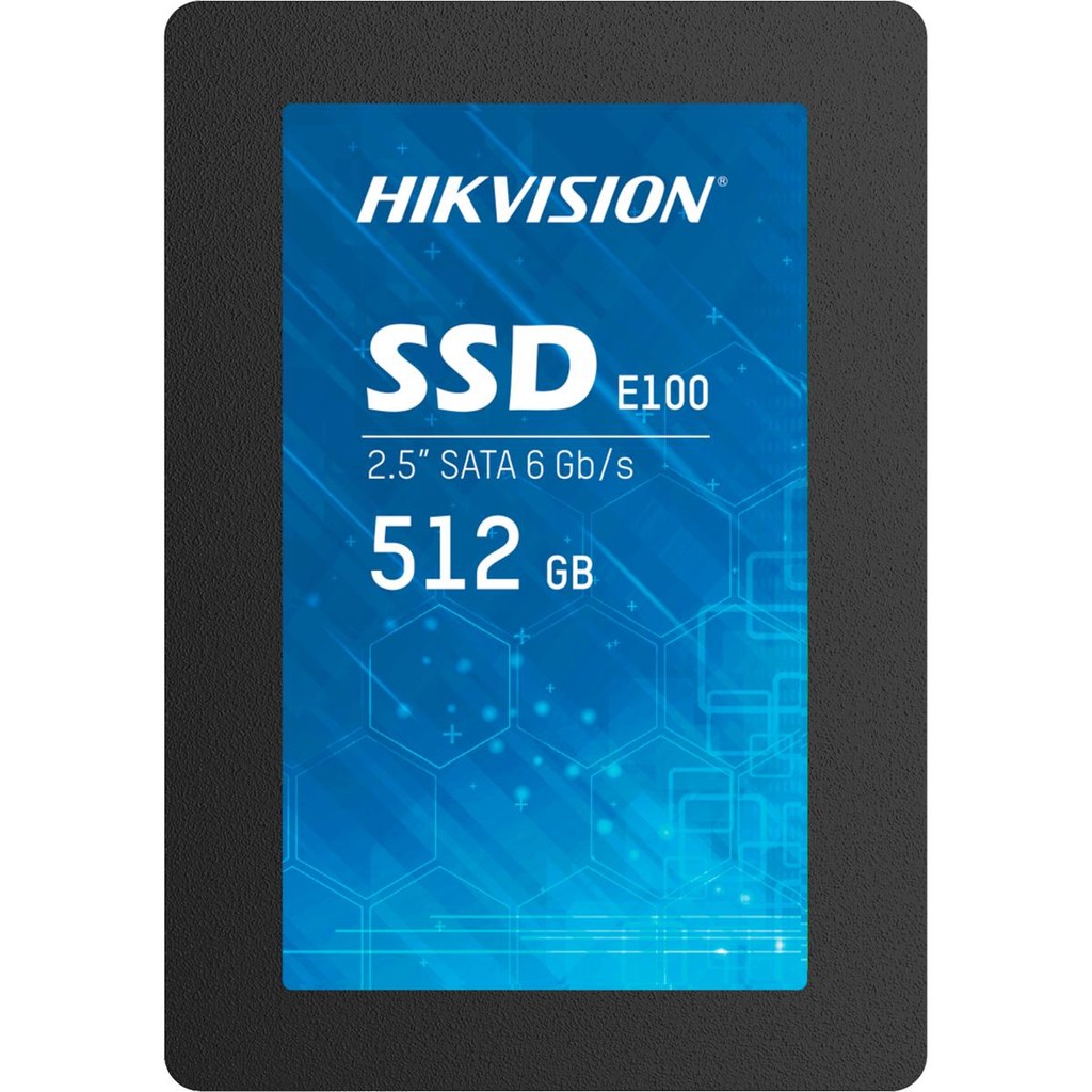 SSD Hikvision E-100 512GB , SATA III Leitura 560MBs e Gravação 510MBs, HS-SSD-E100-512GB