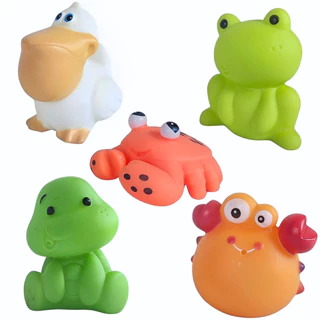 Mini Bichinhos Coloridos Banho Divertido Bebes Castela