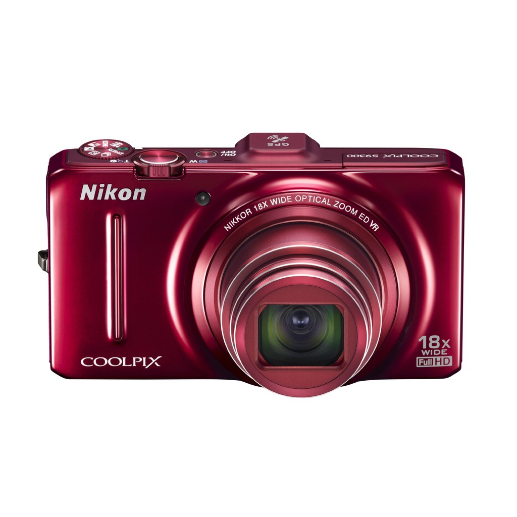 Nikon COOLPIX クールピクス レッド S9300RD 874 USED]Do Japão [Usado] Nikon câmera digital COOLPIX S9300 Imperial