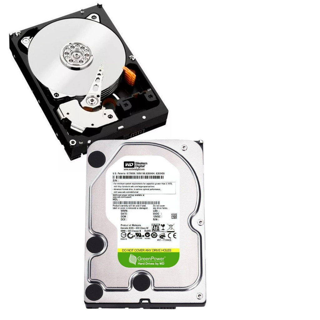 HD SATA III 500GB 7200 RPM WESTERN DIGITAL WD5000AAVDS Cor Prateado ...
