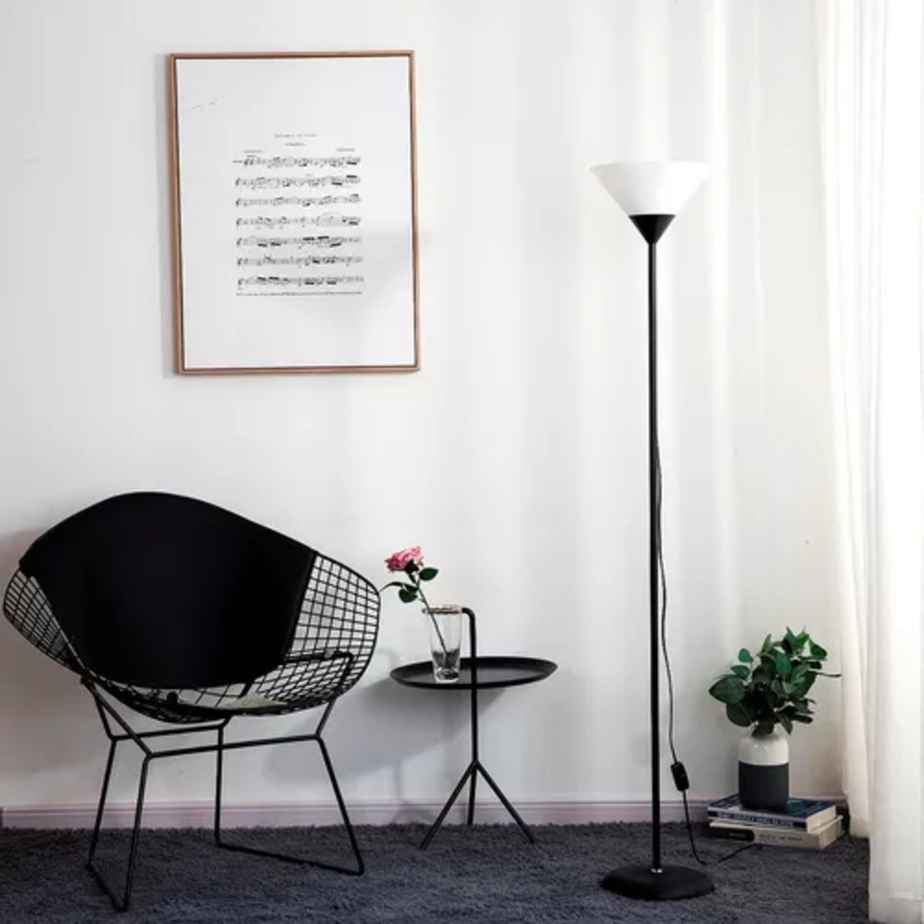 Luminária Chão 1,60m Pedestal Coluna Abajur Led Spot Refletor