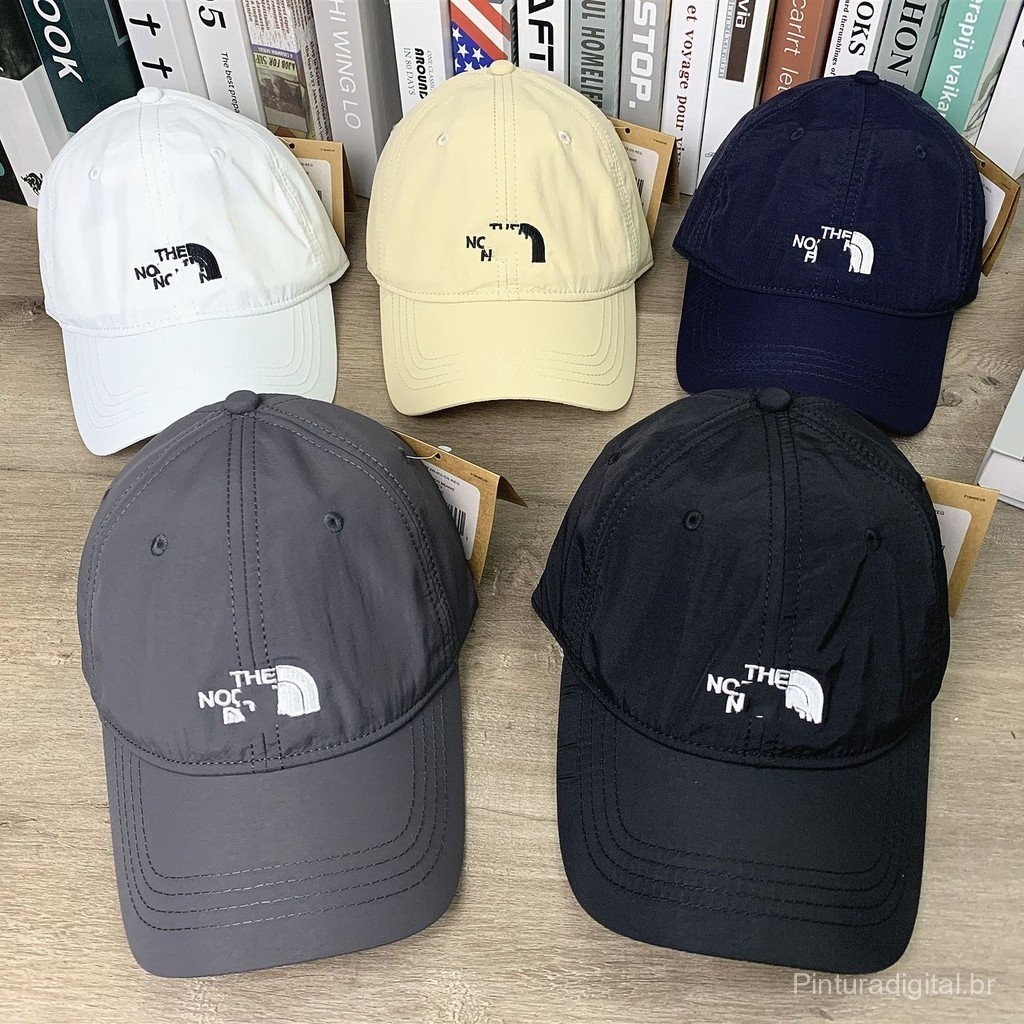 Street Wear North Quick-Drying Baseball Cap Cap Cap Cap de Verão Homens de Verão Homens de Verão Mulheres Mesmo Estilo Clássico HighQual