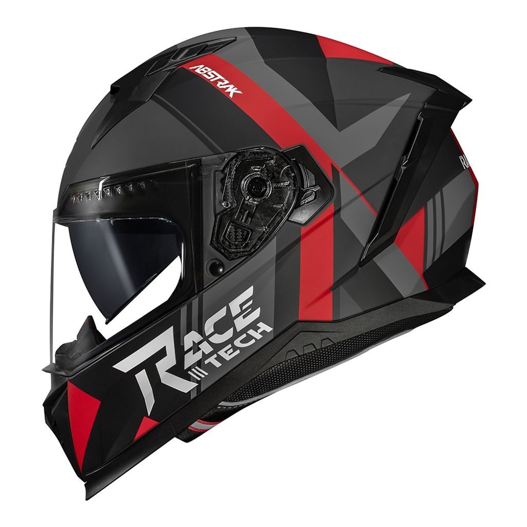 Capacete Race Tech Volt Abstrak Vermelho Fosco